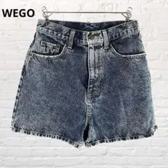 WEGO♡ウィゴー ショートパンツ ハーフパンツ インディゴ M 古着