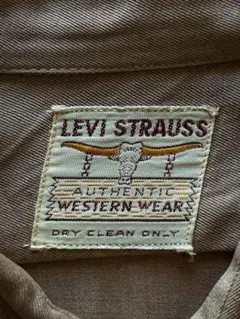 40's LEVI'S LONGHORN WESTERN SHIRT マチ付き