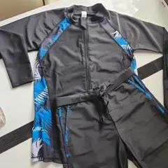 メンズ長袖ラッシュガードとショートパンツ2点セット