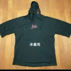 薄手のメンズパーカー　服　未着用　半袖　5分