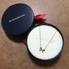 10PG ダイヤモンドリボンネックレス VENDOME AOYAMA
