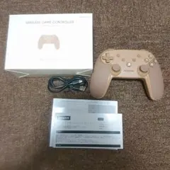 スリコ　3coins Switchコントローラー　ブラウン