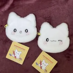 【新品未使用タグ付き】はなまるおばけ ミニフェイスポーチ 2点まとめ売り