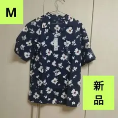 オープンカラーシャツ　プリント　ユニクロ　M