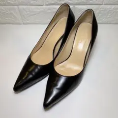 (美品)COLE HAAN パンプス ポインテッドトゥ 黒 23cm