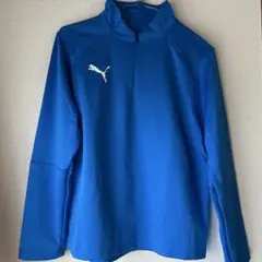 ⭐︎未使用品⭐︎PUMA 青 ハーフジップ トップ　160cm