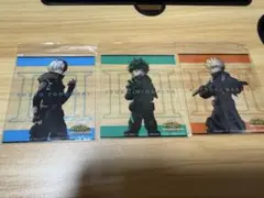 爆豪勝己 緑谷出久 轟焦凍 アクリルカード ワールドヒーローズミッション
