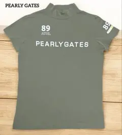 PEARLY GATES モックネック ハイネックシャツ オリーブグリーン 0
