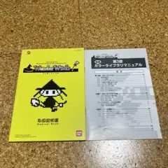 ワンダーウィッチマジカルブック取扱説明書+冊子