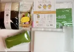 フェルティングニードルスターターセット ハマナカアクレーヌ3色セット　ほか