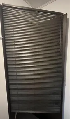 木目調ブラインド　88cmx180cm 2本