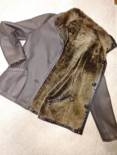 FENDI 革 ジャケット