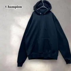 チャンピオン 　プルパーカー　ビッグサイズ　２ＸＬ　黒　夏登山　4964