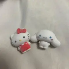 サンリオ ふわふわフロッキードール シナモロール キティ 2体セット