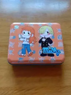 ミルキー缶　ワンピース