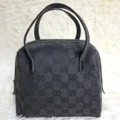グッチ✨ GUCCI ハンドバッグ ミニバック ポーチ GGキャンバス ブラック