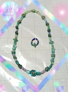 。.*☀︎꒰ঌ空໒꒱☀︎*.。女神様と花蝶々、色々パーツの2wayアクセサリー