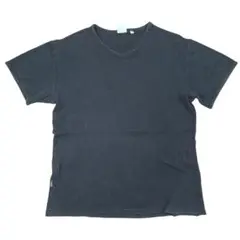 AVIREXアヴィレックス Vネック サーマルTシャツ ブラックXLサイズ