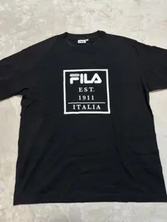 FILA ブラック Tシャツ LL