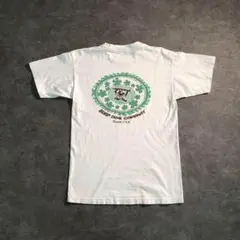 【ヴィンテージ】USA製 プリントTシャツ 白 コットン 古着usedSM29