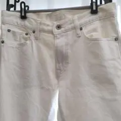 ★UNIQLOユニクロ　メンズ スキニーデニム　２８（70センチ）ホワイト