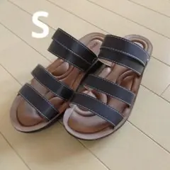 レディース バックストラップサンダル brown　Sサイズ