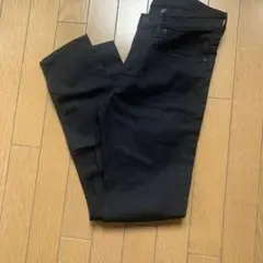 H&M 黒 スリムフィット デニムパンツ