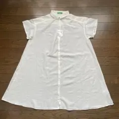 【夏ものセール】earth music ecology☆シャツワンピース 白新品