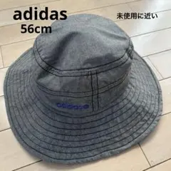 アディダスadidas 帽子 バケットハット 紫外線対策 グレー　美品