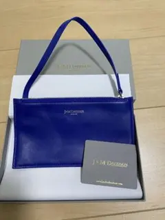 定価23,100円　J&M DAVIDSON レザーコスメティックポーチ　ブルー 2025年最新】J&M DAVIDSON レディース ポーチの人気アイテム