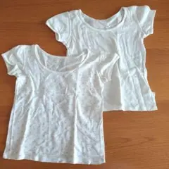 UNIQLO メッシュ半袖アンダーシャツ 2枚セット 110cm