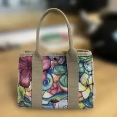 ハワイアン柄ハンドバッグ