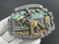 ウエスタン バックル ベルガモットブラスワークス USA ヴィンテージ