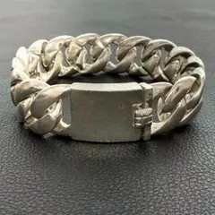 シルバーブレスレット シルバー925 20mm×23cm ヴィンテージ
