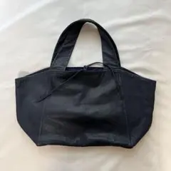 REN レン　ダックストートM やぎ革・ベアー　ネイビーブルー