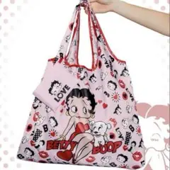 ★新品未使用★ ベティちゃん エコバッグ 収納 ピンク ショッピング 袋