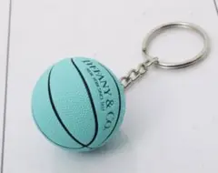 ティファニー キーホルダー 　バスケットボール　未使用品 0113No.2 未使用 Tiffany & Co ティファニー キーホルダー