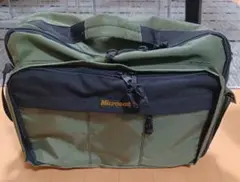 【レア商品・非売品】マイクロソフト　ナイロン製軽量バッグ　モスグリーン