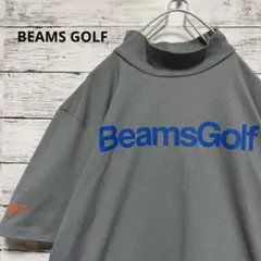 BEAMS GOLF モックネックシャツ ロゴ ハイネック お洒落 日本製