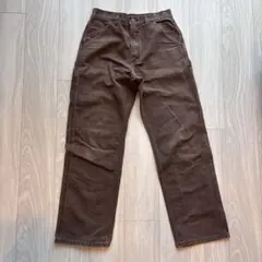 Carhartt ダークブラウン カーゴパンツ