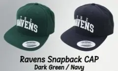The Ravens Snapback CAP ダークグリーン kj着用