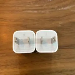 純正Apple iPhone USB コンセントプラグACアダプタ（2個セット）