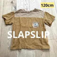 美品　スラップスリップ　120cm 茶色　半袖　Tシャツ