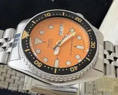 609/ 7S26-0030 セイコー SKX013 オレンジ ダイバー 自動巻