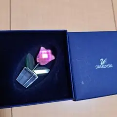 SWATOVSKI チューリップ　オブジェ　保証書付き