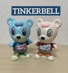 ティンカーベル クマのフィギュア 貯金箱2個セット TINKERBELL