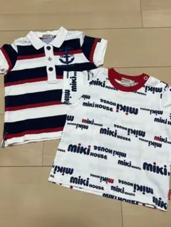 ミキハウス　Tシャツ　90 セット売り