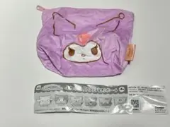 サンリオ　ふわふわFACE台形ポーチ　クロミ