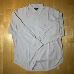 Polo Ralph Lauren チェックシャツ ブルー 16 1/2