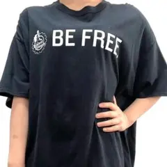 BEFREE プラネット フィットネス Tシャツ XL ブラック 黒古着